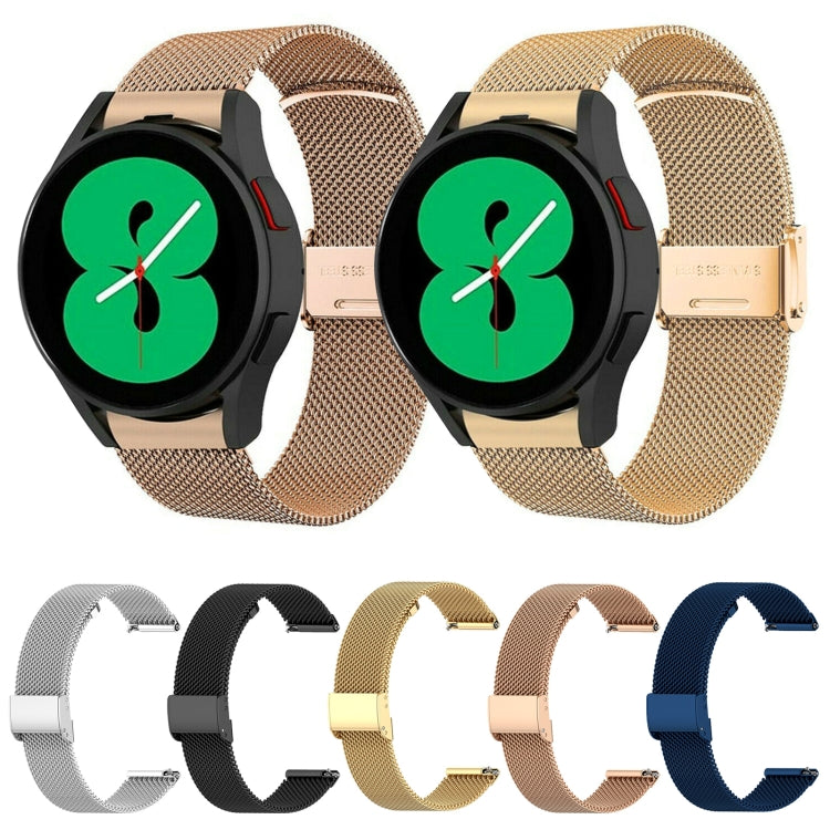 Milan Metal-Edelstahlgewebe-Ein-Schnallenarmband, für Samsung Galaxy Gear S3, für Samsung Galaxy Gear 2 R380, für Samsung Galaxy Gear2 Neo R381, für Samsung Galaxy Live SM-R382