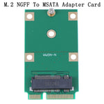 Mini PCI-E M.2 NGFF 30mm 42mm SSD zu 52-Pin mSATA Adapterkarte