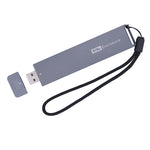 NVME M.2 SSD Gehäuse, unterstützt 2230/2242/2260/2280 M.2 SSD