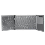 B066S Multifunktionale, ultradünne Mini-Funk-Bluetooth-Tastatur mit drei Faltmechanismen, B066S
