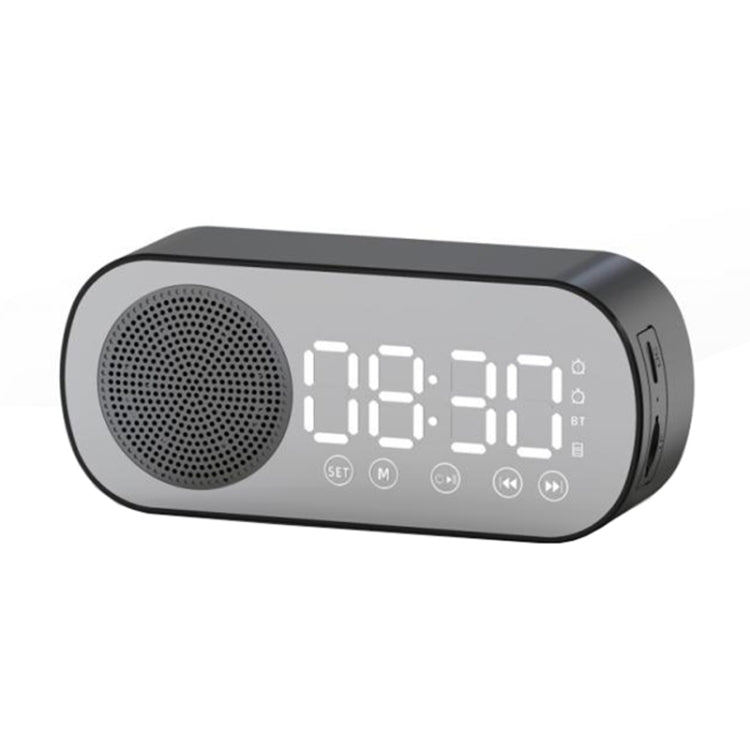 Z7 Digital Bluetooth 5.0 Lautsprecher Multifunktions-Spiegelwecker FM Radio, Z7 (Schwarz), Z7 (Weiß), Z7 (Rosa)