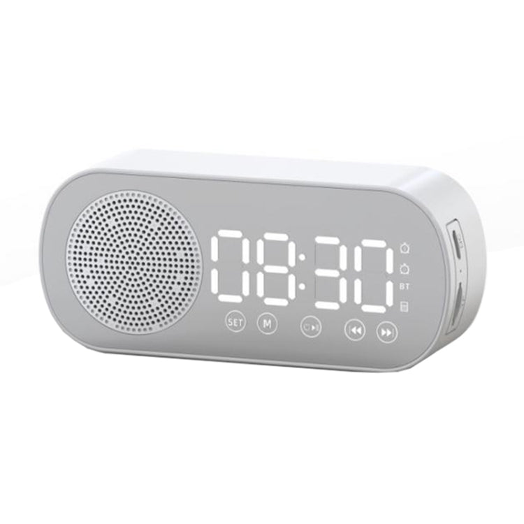 Z7 Digital Bluetooth 5.0 Lautsprecher Multifunktions-Spiegelwecker FM Radio, Z7 (Schwarz), Z7 (Weiß), Z7 (Rosa)