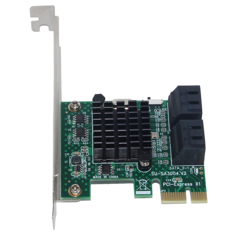 PCI Express 4-Port PCI-E X1/X4/X8/X16 Konverter PCIE zu SATA Erweiterungsadapter