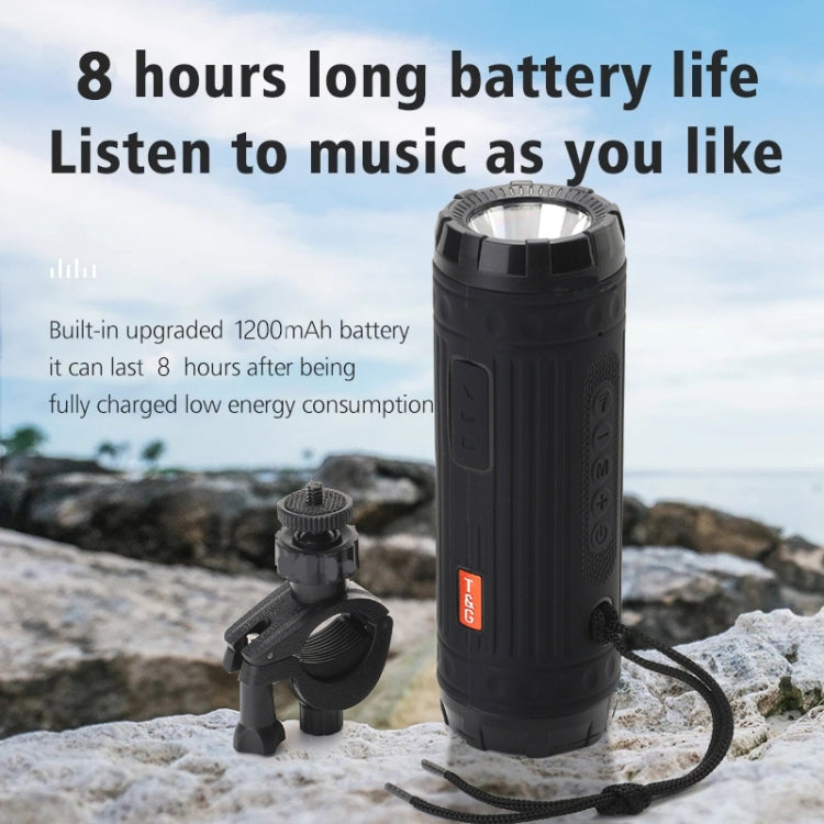 T&G TG312 LED Tragbarer Multifunktionaler Kabelloser Bluetooth-Lautsprecher für den Außenbereich