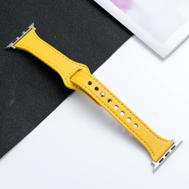 Microfiber Leather Watch Strap For Apple Watch Series, 7 41mm / 6&SE&5&4 40mm / 3&2&1 38mm, 7 45mm / 6&SE&5&4 44mm / 3&2&1 42mm