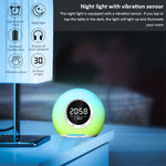 P11 LED-Atmosphärenlicht-Bluetooth-Lautsprecher mit Alarm- und Temperaturanzeige, P11