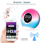 P11 LED-Atmosphärenlicht-Bluetooth-Lautsprecher mit Alarm- und Temperaturanzeige, P11