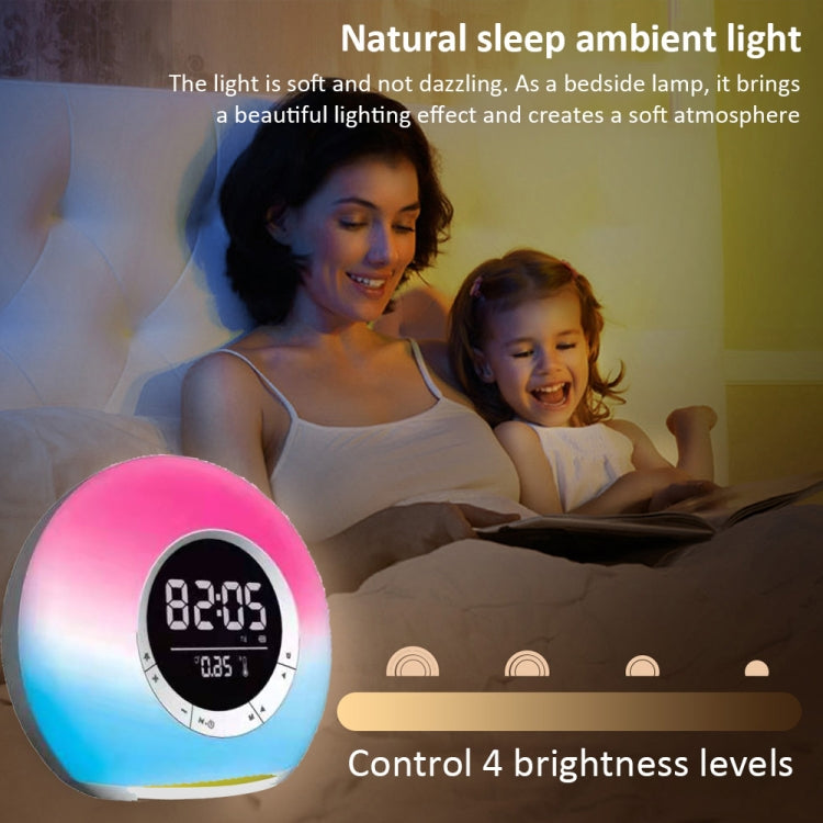 P11 LED-Atmosphärenlicht-Bluetooth-Lautsprecher mit Alarm- und Temperaturanzeige, P11