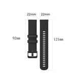 22mm Checkered Silicone Strap, For Honor Watch GS 3, For Honor Watch GS Pro, For Honor Magic Watch 2 46mm, For Honor Magic