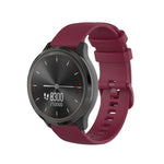 22mm Checkered Silicone Strap, For Samsung Galaxy Watch3 45MM, For Samsung Galaxy Watch 46mm, For Samsung Gear S3 Classic