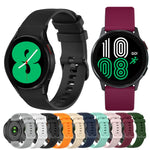 20mm Kariertes Silikonarmband, Für Samsung Galaxy Watch 4 40mm / 44mm, Für Samsung Galaxy Watch 4 Classic 42mm / 46mm, Für Samsung Galaxy Watch 3 41mm, Für Samsung Galaxy Watch Active 2 40mm / 44mm