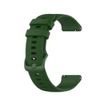 20mm Kariertes Silikonarmband, Für Samsung Galaxy Watch 4 40mm / 44mm, Für Samsung Galaxy Watch 4 Classic 42mm / 46mm, Für Samsung Galaxy Watch 3 41mm, Für Samsung Galaxy Watch Active 2 40mm / 44mm
