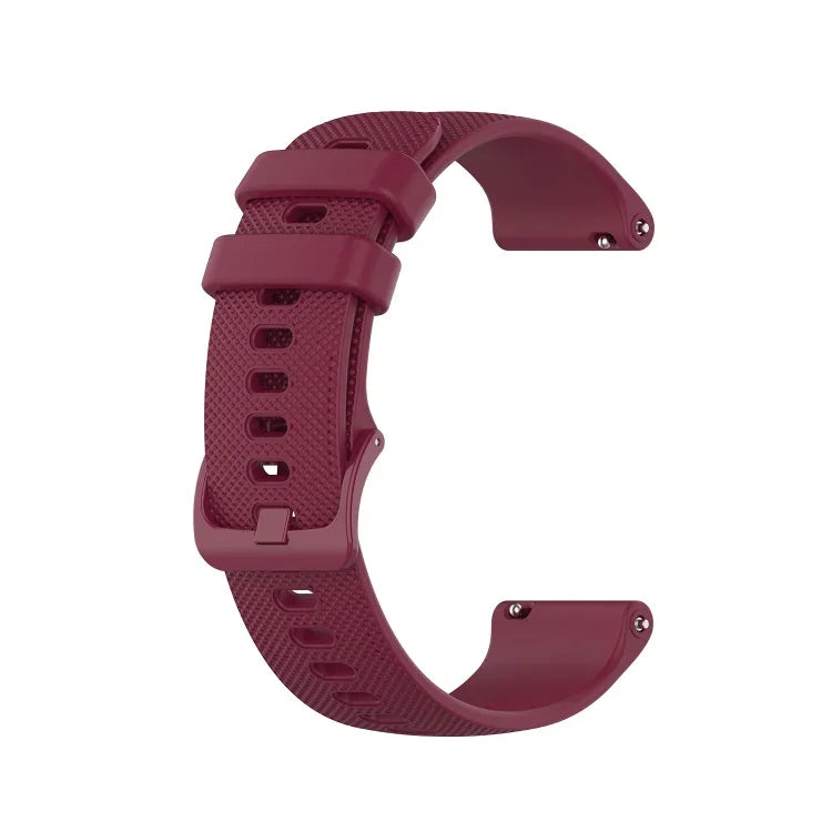 20 mm breites, kariertes Silikonarmband, passend für Samsung Galaxy Watch Active (40 mm), Samsung Galaxy Watch (42 mm), Samsung Galaxy Gear Sport und Samsung Gear S2 Classic