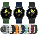 20 mm breites, kariertes Silikonarmband, passend für Samsung Galaxy Watch Active (40 mm), Samsung Galaxy Watch (42 mm), Samsung Galaxy Gear Sport und Samsung Gear S2 Classic