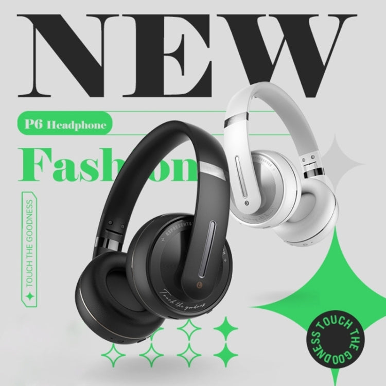 Fingertime P6 Bluetooth 5.1 Kabelloses Stereo Headset mit Mikrofon
