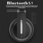 Fingertime P6 Bluetooth 5.1 Kabelloses Stereo Headset mit Mikrofon