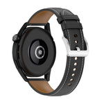 Uhrenarmband aus Kalbsleder-Textur-Nähgarn, für Samsung Galaxy Watch 3 45mm, für Samsung Galaxy Watch 46mm, für Samsung Galaxy Gear S3 Classic / Gear S3 Frontier