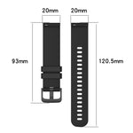 20 mm Silikonarmband mit Carbonfaserstreifen, für Samsung Galaxy Watch 4 40 mm / 44 mm, für Samsung Galaxy Watch 4 Classic 42 mm / 46 mm, für Samsung Galaxy Watch 3 41 mm, für Samsung Galaxy Watch Active 2 40 mm / 44 mm
