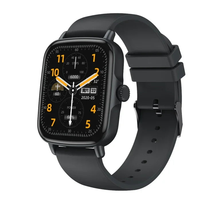 AW18 Smartwatch mit 1,69-Zoll-Farbbildschirm, unterstützt Bluetooth-Anrufe und Herzfrequenzmessung