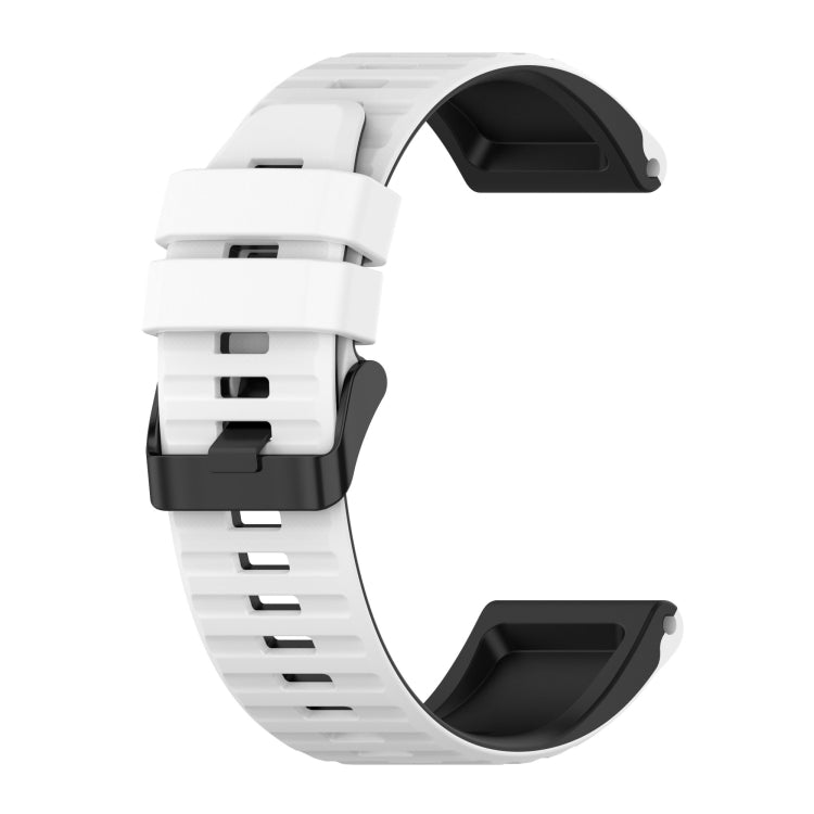 22mm Silicone Mixing Color Watch Strap, For Garmin Fenix 7, For Garmin Approach S62, For Garmin Fenix 6, For Garmin Fenix 6 Pro