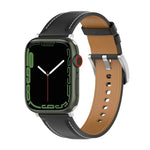 Uhrenarmband aus genähtem Rindsleder der obersten Schicht für Apple Watch Series, 7 41mm / 6&SE&5&4 40mm / 3&2&1 38mm 20mm, 7 45mm / 6&SE&5&4 44mm / 3&2&1 42mm 22mm, 7 41mm / 6&SE&5&4 40mm / 3&2&1 38mm 22mm, 7 45mm / 6&SE&5&4 44mm / 3&2&1 42mm 20mm