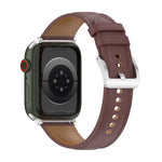 Uhrenarmband aus genähtem Rindsleder der obersten Schicht für Apple Watch Series, 7 41mm / 6&SE&5&4 40mm / 3&2&1 38mm 20mm, 7 45mm / 6&SE&5&4 44mm / 3&2&1 42mm 22mm, 7 41mm / 6&SE&5&4 40mm / 3&2&1 38mm 22mm, 7 45mm / 6&SE&5&4 44mm / 3&2&1 42mm 20mm