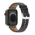 Uhrenarmband aus genähtem Rindsleder der obersten Schicht für Apple Watch Series, 7 41mm / 6&SE&5&4 40mm / 3&2&1 38mm 20mm, 7 45mm / 6&SE&5&4 44mm / 3&2&1 42mm 22mm, 7 41mm / 6&SE&5&4 40mm / 3&2&1 38mm 22mm, 7 45mm / 6&SE&5&4 44mm / 3&2&1 42mm 20mm