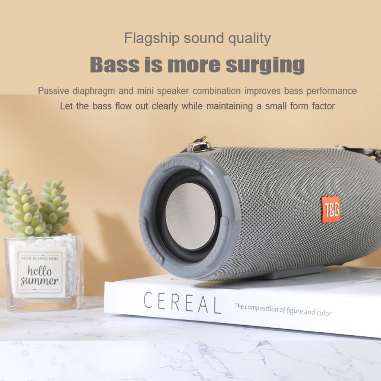 T&G TG324 Hochleistungs-wasserdichter tragbarer Bluetooth-Lautsprecher unterstützt FM / TF-Karte
