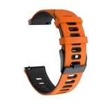 20mm Mixed-Color Silicone Strap, For Samsung Galaxy Watch 4 Classic 42mm, For Samsung Galaxy Watch 4 Classic 46mm