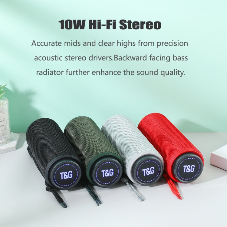 T&G TG332 10W HIFI Stereo Wasserdichter Tragbarer Bluetooth Lautsprecher