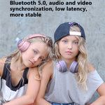 BT06C+ Kinder Kopfbügel Niedliches kabelloses Bluetooth Headset mit Mikrofon & LED-Licht