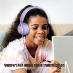 BT06C+ Kinder Kopfbügel Niedliches kabelloses Bluetooth Headset mit Mikrofon & LED-Licht