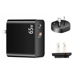PD-65W USB-C / Type-C + QC3.0 USB Laptop-Ladeadapter, AU-Stecker / US-Stecker, AU-Stecker / US-Stecker