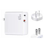 PD-65W USB-C / Type-C + QC3.0 USB Laptop-Ladeadapter, AU-Stecker / US-Stecker, AU-Stecker / US-Stecker