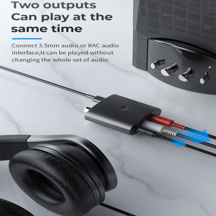 BT-B36 Bluetooth 5.1 Audio Receiver TV Glasfaser Koaxial Digital-Analog-Wandler