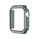 Galvanisierte zweifarbige PC+gehärtete Folien-Uhrenhülle, für Apple Watch Series 9 / 8 / 7 45mm, für Apple Watch Series 6/5/4/SE 44mm
