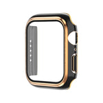 Galvanisierter zweifarbiger PC+Displayschutzfolie Uhrengehäuse, für Apple Watch Series 3/2/1 42mm, für Apple Watch Series 9 / 8 / 7 41mm