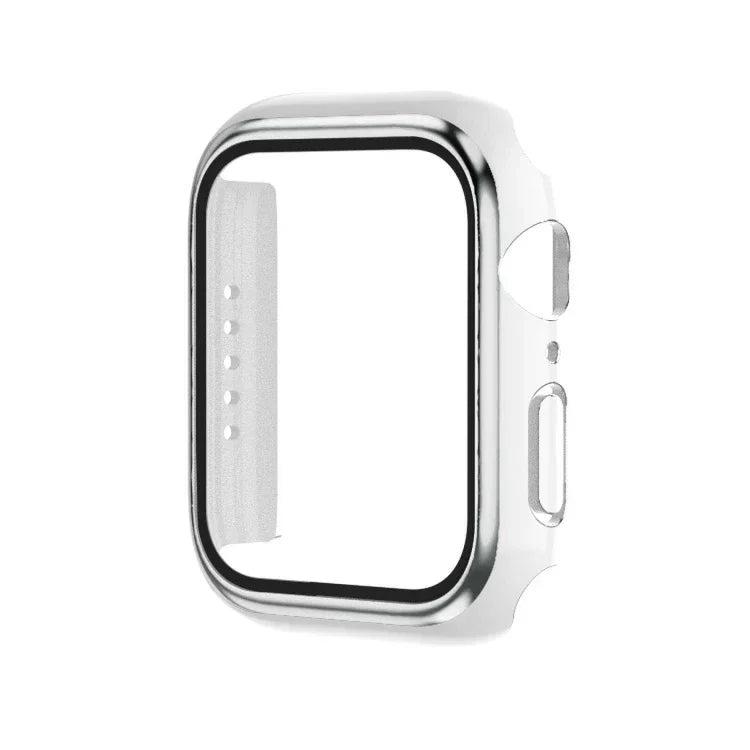 Zweifarbig galvanisiertes PC-Gehäuse mit gehärteter Folie, passend für Apple Watch Series 6/5/4/SE (40 mm) und Apple Watch Series 3/2/1 (38 mm).