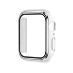 Electroplating Two-color PC+Tempered Film Watch Case, For Apple Watch Series 6/5/4/SE 40mm, For Apple Watch Series 3/2/1 38mm
