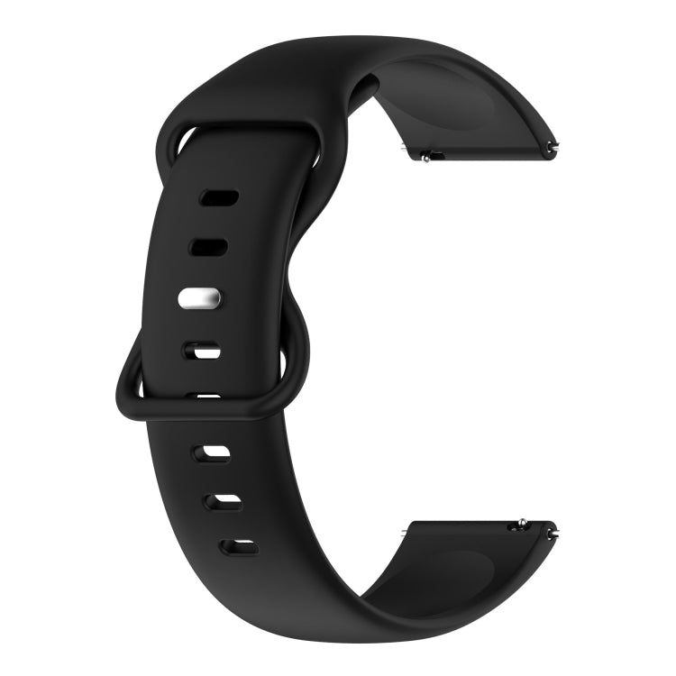 20mm Solid Color Silicone Watch Band, For Garmin Forerunner 245 Music, For Garmin Vivoactive 3 Music