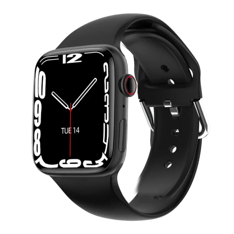 W7 Smartwatch mit 1,8-Zoll-Farbbildschirm, unterstützt Herzfrequenz- und Blutdruckmessung