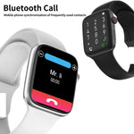 W7 Smartwatch mit 1,8-Zoll-Farbbildschirm, unterstützt Herzfrequenz- und Blutdruckmessung