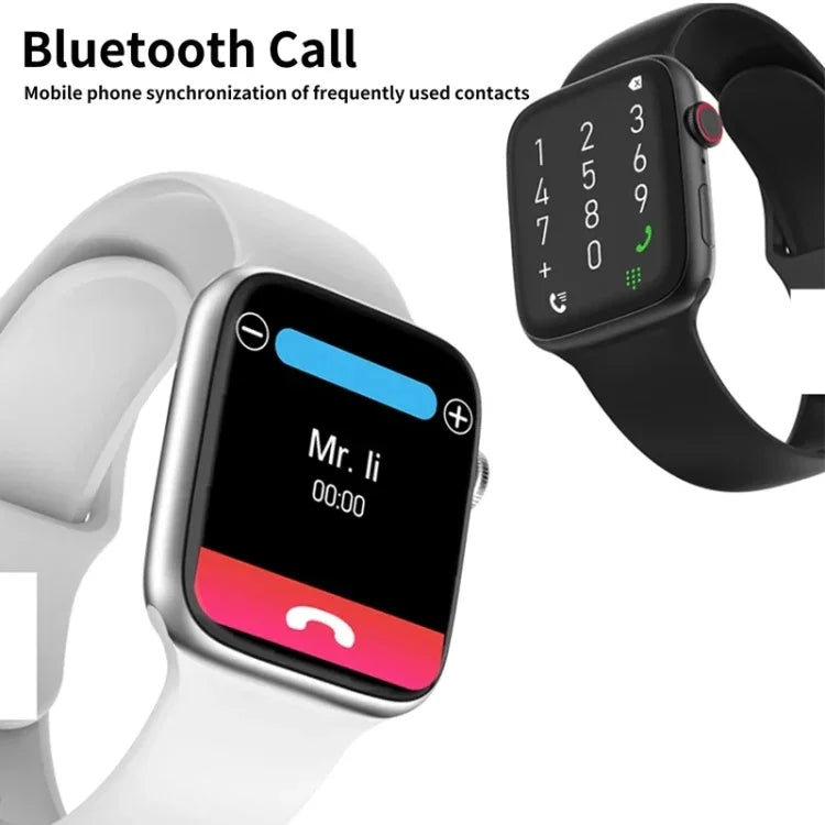 W7 Smartwatch mit 1,8-Zoll-Farbbildschirm, unterstützt Herzfrequenz- und Blutdruckmessung