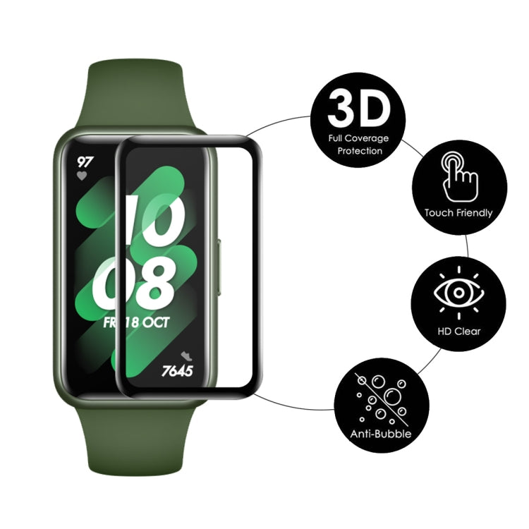 For Huawei Band 7/6 / Honor Band 6 ENKAY 3D Full Coverage Soft PC Edge + PMMA HD Screen Watch Film, 1 PC, 2 PCS, 5 PCS, 10 PCS