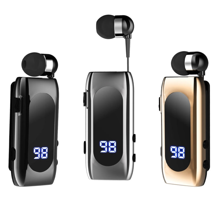 K55 Einziehbares Kabel BT5.2 Smart In-Ear Einzelner Sport-Ohrhörer