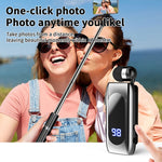 K55 Einziehbares Kabel BT5.2 Smart In-Ear Einzelner Sport-Ohrhörer
