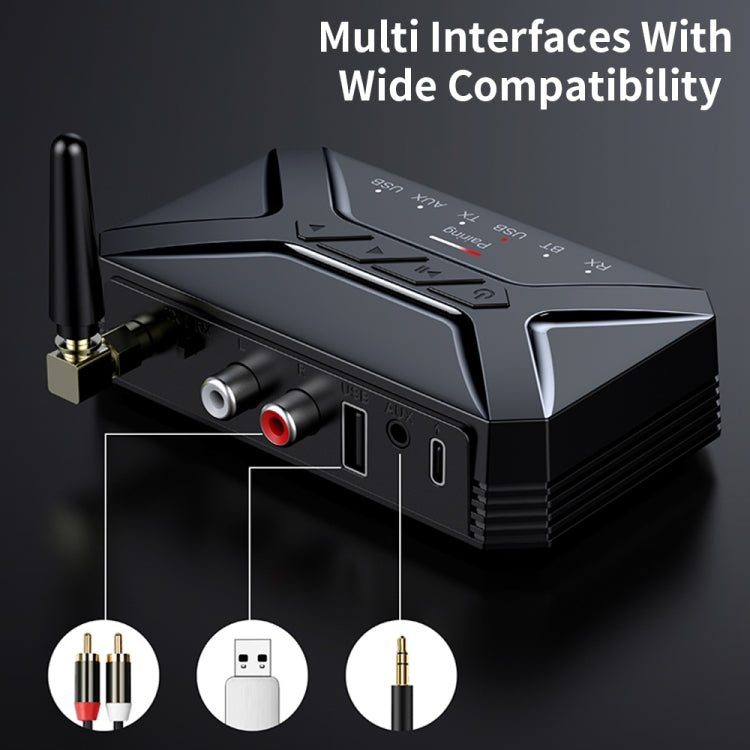 T-R22 Externe Antenne Langstrecke 40m Bluetooth Audio-Empfänger Sender 2 in 1