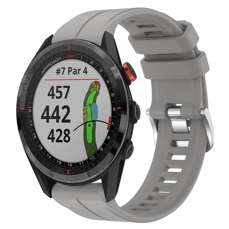 22mm Silicone Sports Watch Band, For Garmin Approach S62