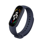 M7 Smartwatch mit 0,96 Zoll Farbbildschirm, unterstützt Herzfrequenz- und Blutdruckmessung