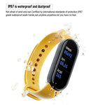 M7 Smartwatch mit 0,96 Zoll Farbbildschirm, unterstützt Herzfrequenz- und Blutdruckmessung